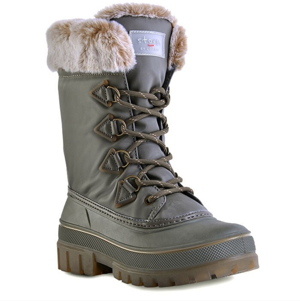 NWOT Cougar | Mid Calf Winter Boots - Lug Sole, Size 11